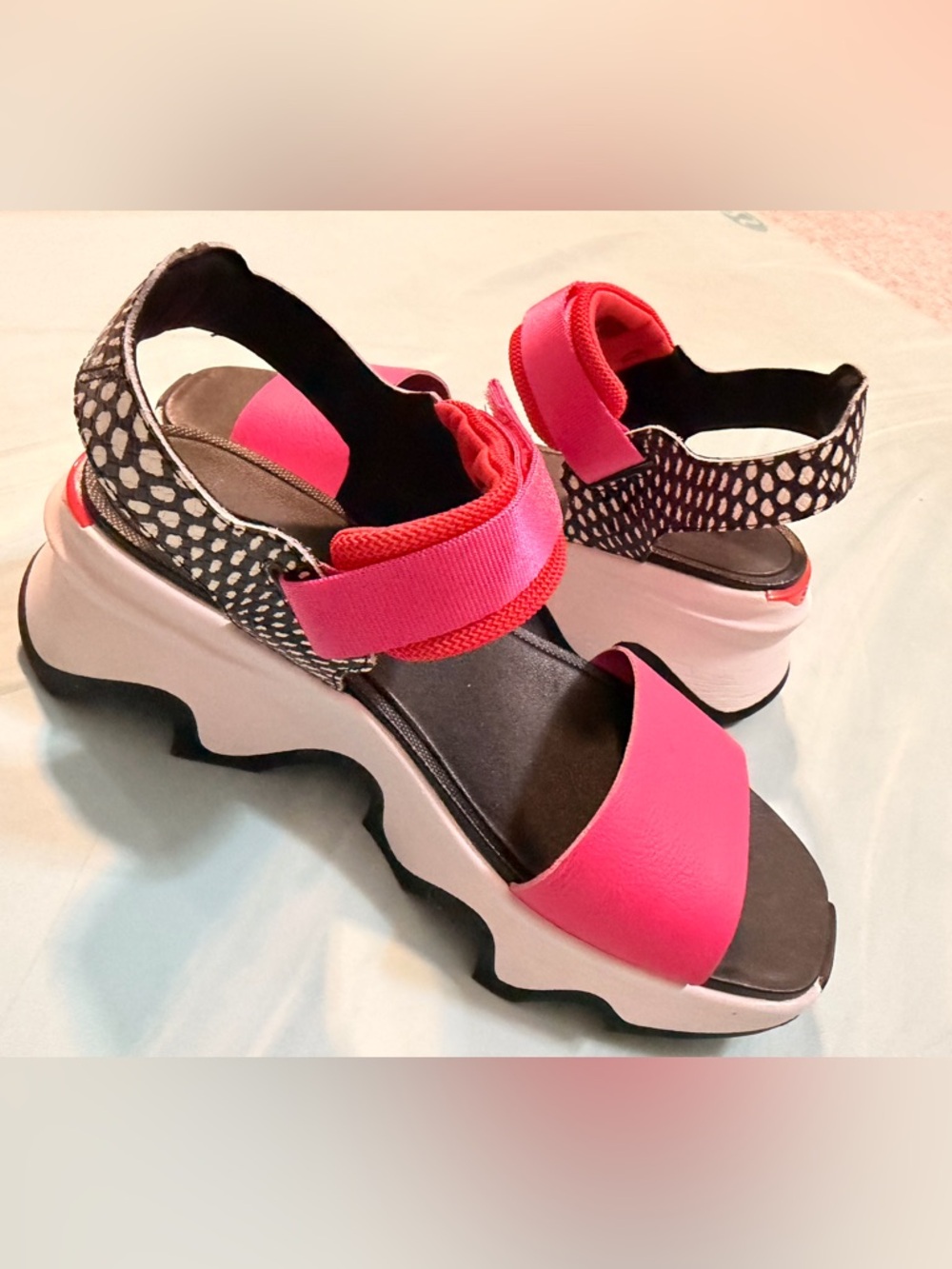 Sorel Kinetic Impact Y-Strap High Sandal - size 7.5 / 38.5 💕Perfect Condition - Picture 3 of 8